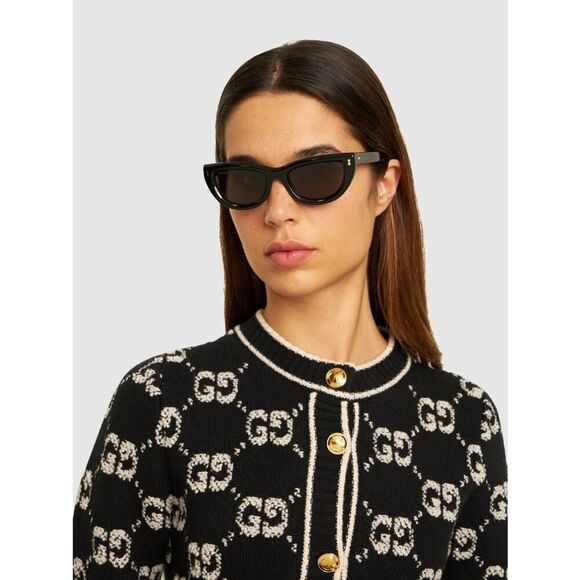 NEW Gucci Sunglasses GG1521S 001 Black Grey Women Authentic main image 7